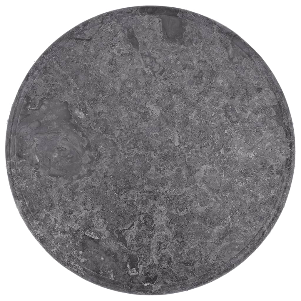 Szürke márvány asztallap Ø50 x 2,5 cm 