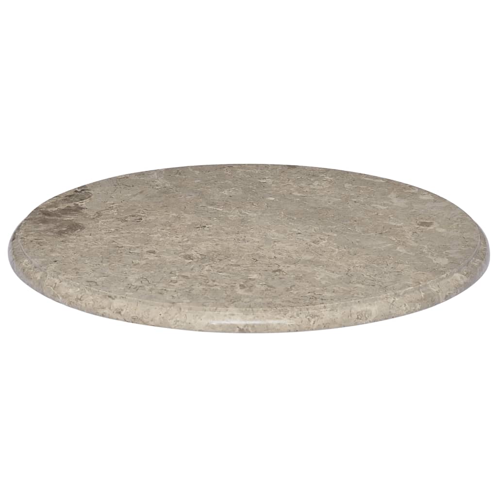 Blat de masă, gri, Ø60×2,5 cm, marmură