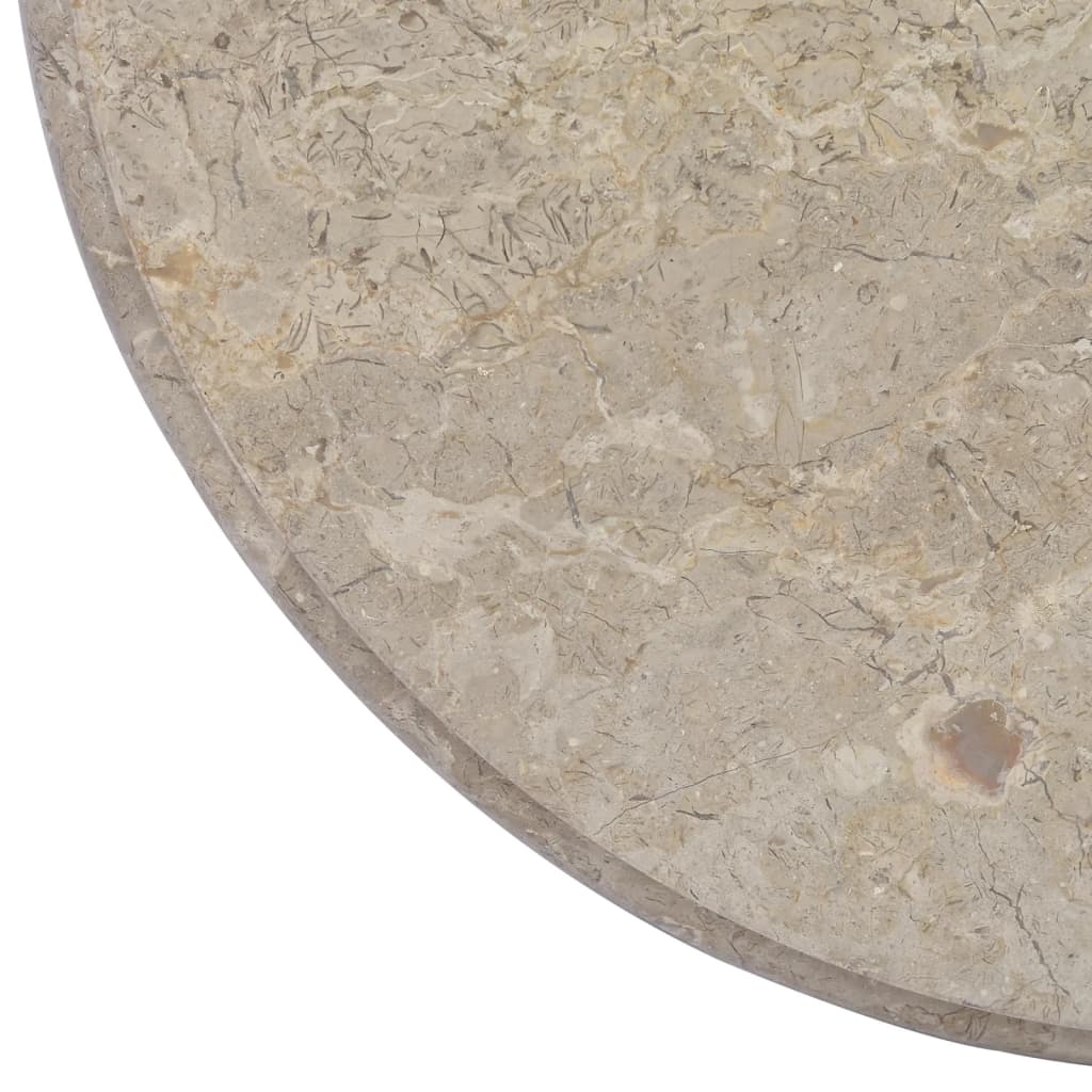 Szürke márvány asztallap Ø60 x 2,5 cm 