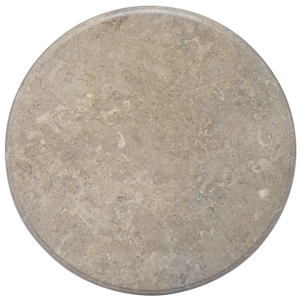 Tischplatte Grau Ø70×2,5 cm Marmor kaufen