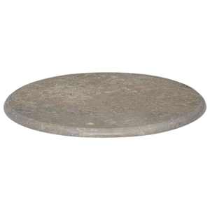 vidaXL Tafelblad &Oslash;70x2,5 cm marmer grijs