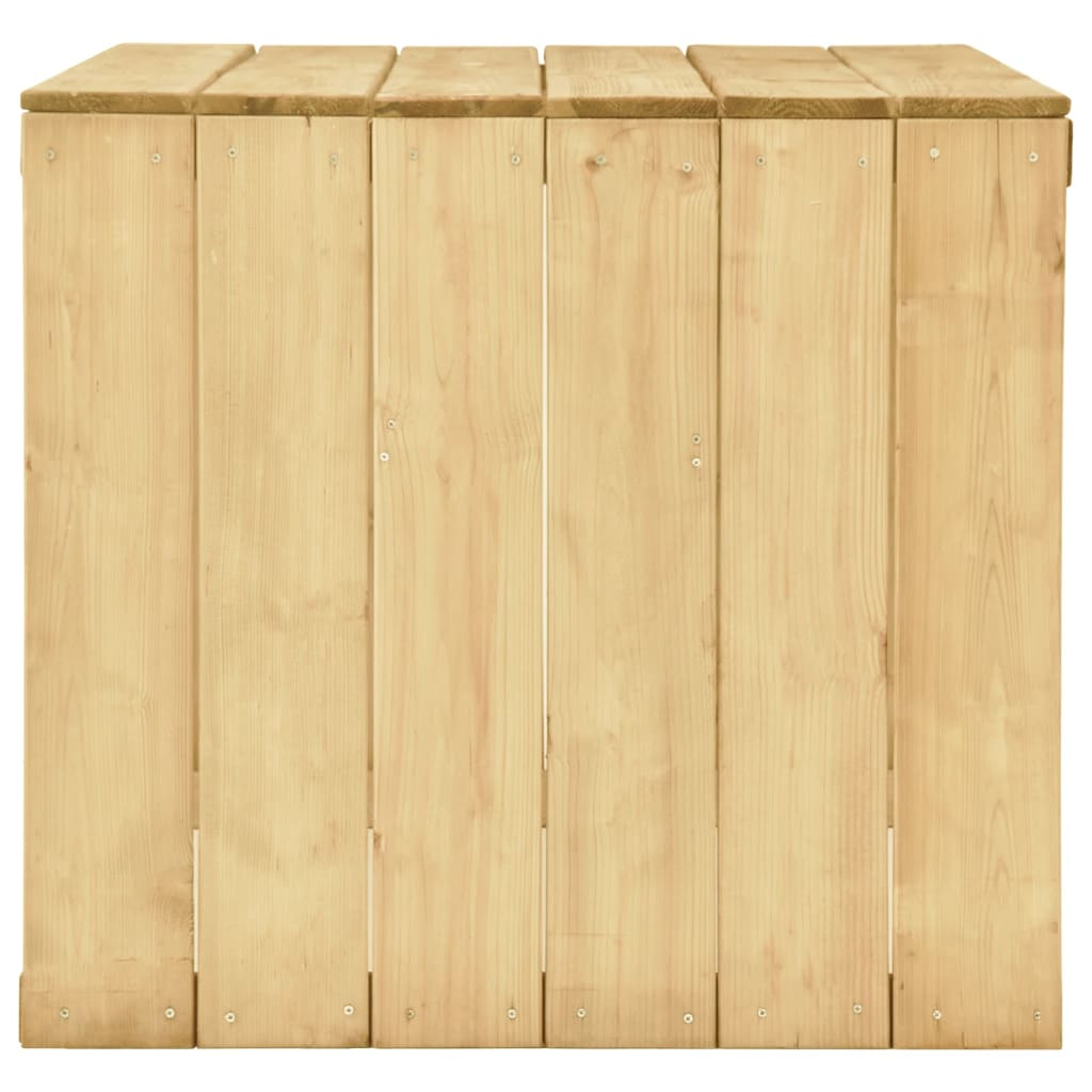 Set mobilier de exterior, 5 piese, lemn de pin tratat