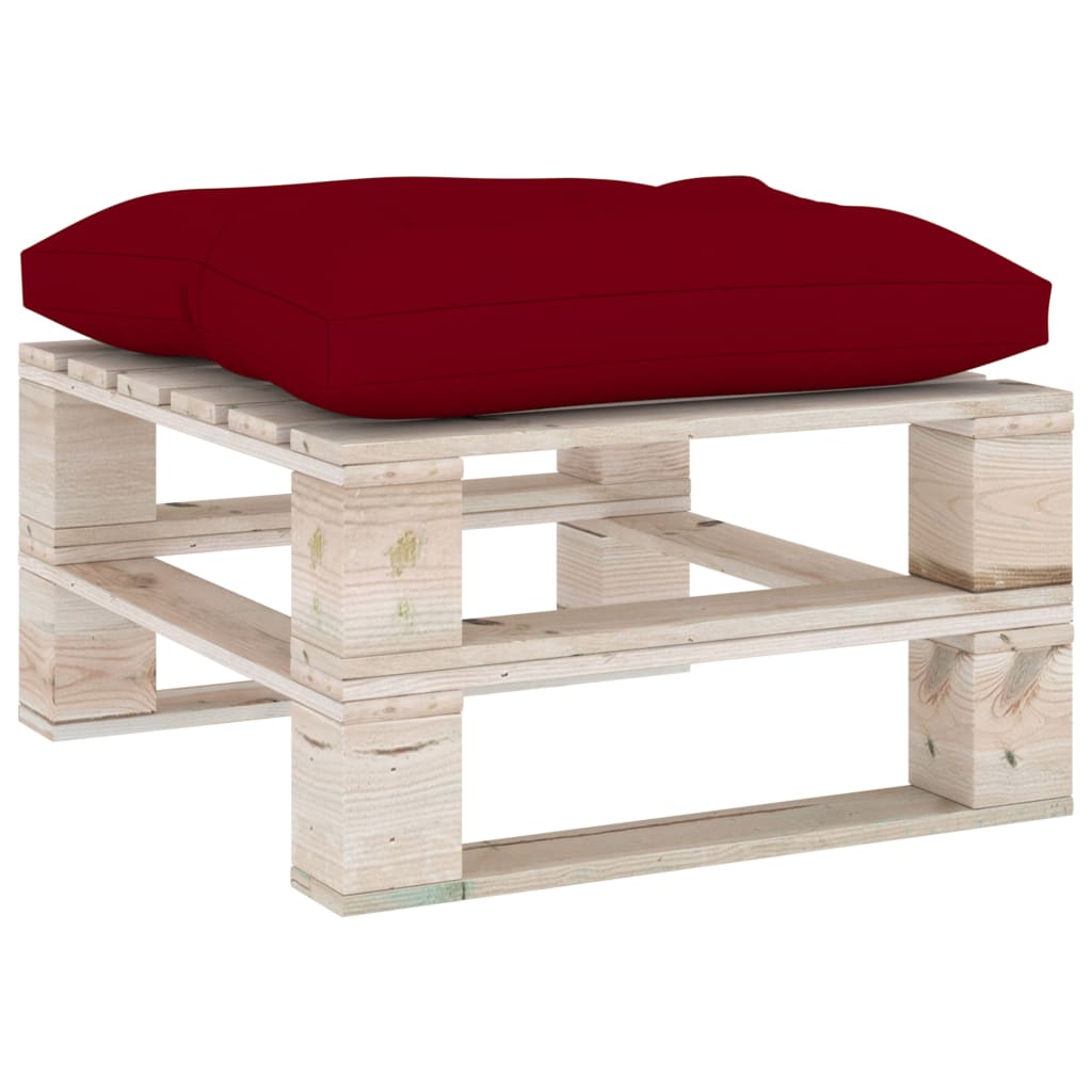 Set mobilier de grădină, cu perne, 6 piese, lemn de pin