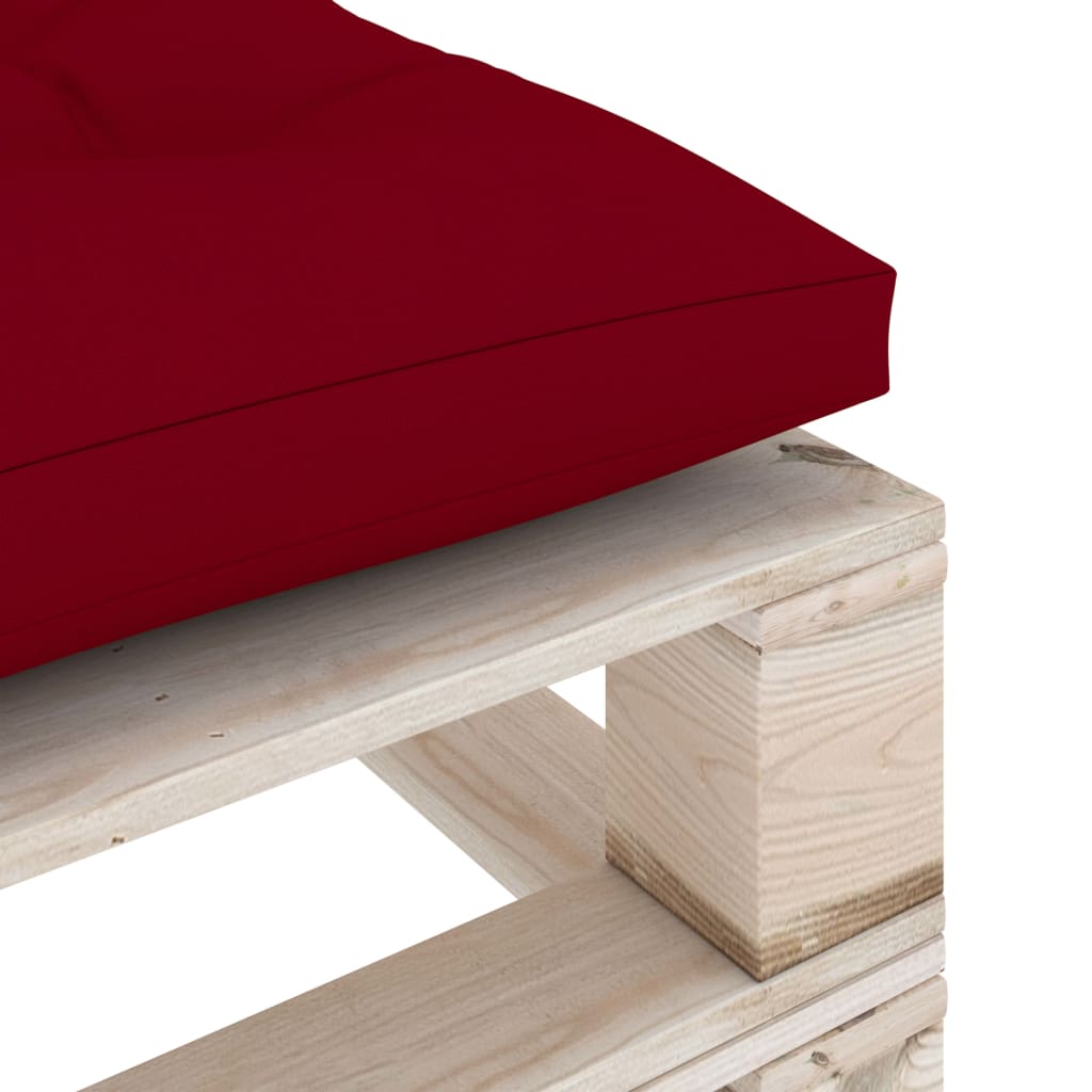 Set mobilier de grădină, cu perne, 6 piese, lemn de pin