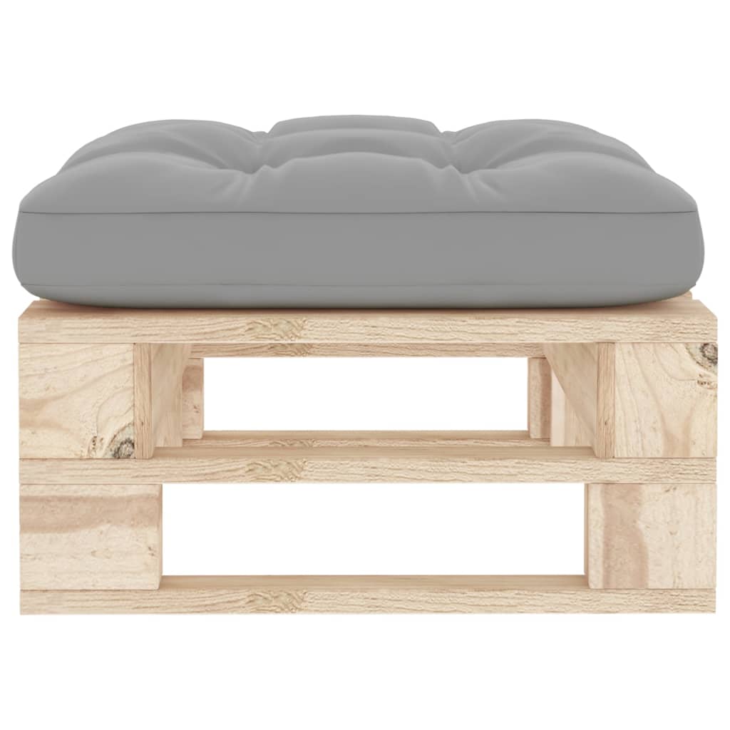 

vidaXL Tuinhocker pallet geïmpregneerd grenenhout