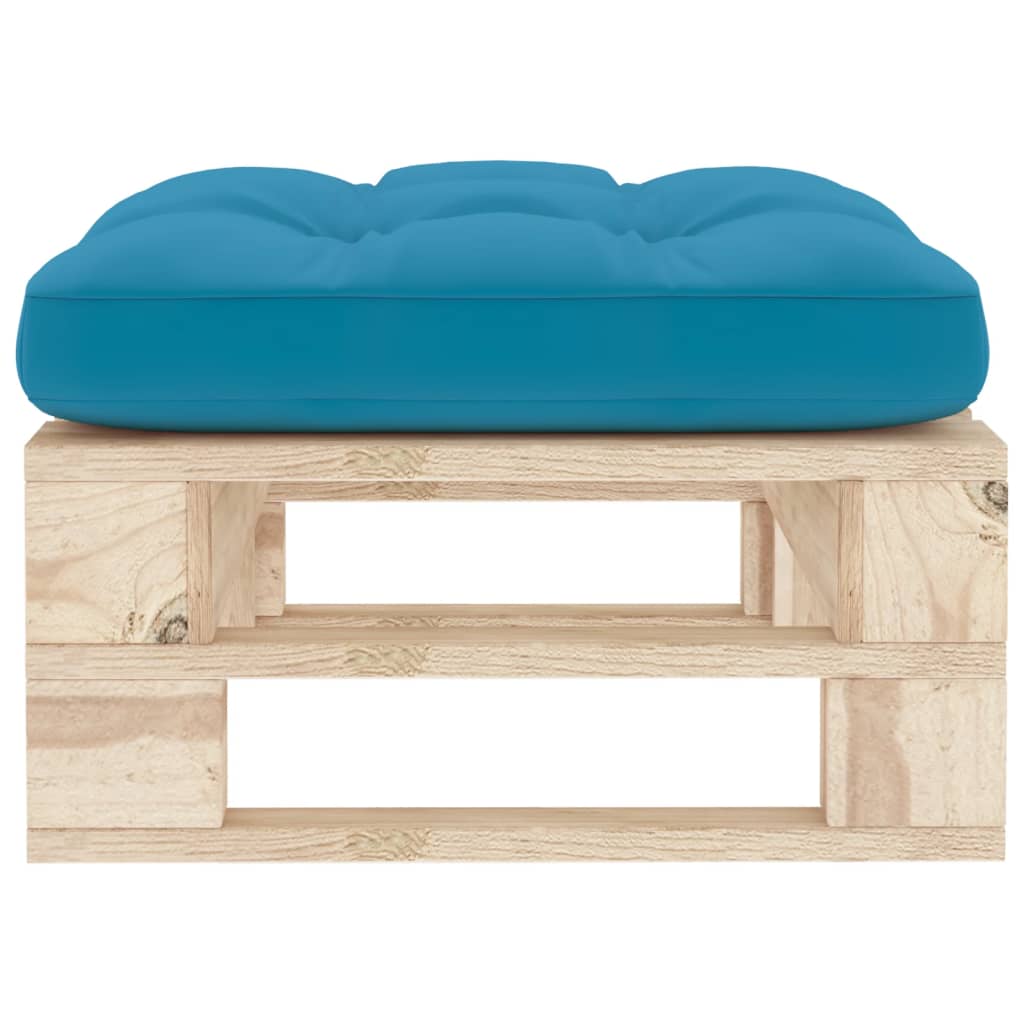 

vidaXL Tuinhocker pallet geïmpregneerd grenenhout