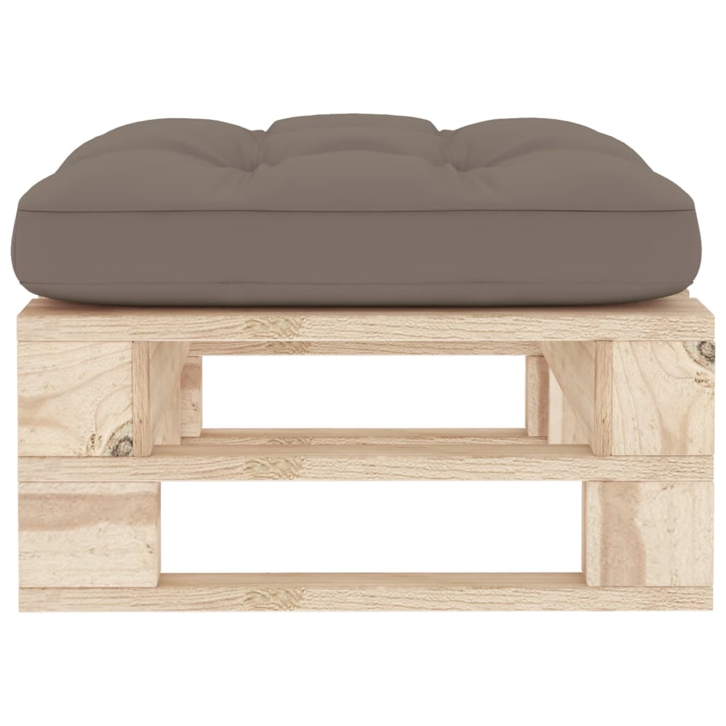 

vidaXL Tuinhocker pallet geïmpregneerd grenenhout