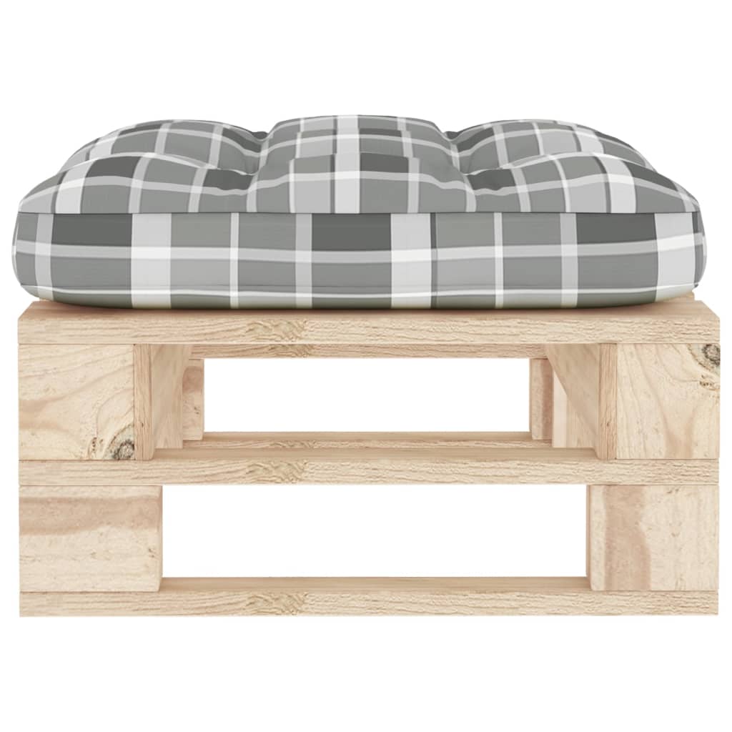

vidaXL Tuinhocker pallet geïmpregneerd grenenhout