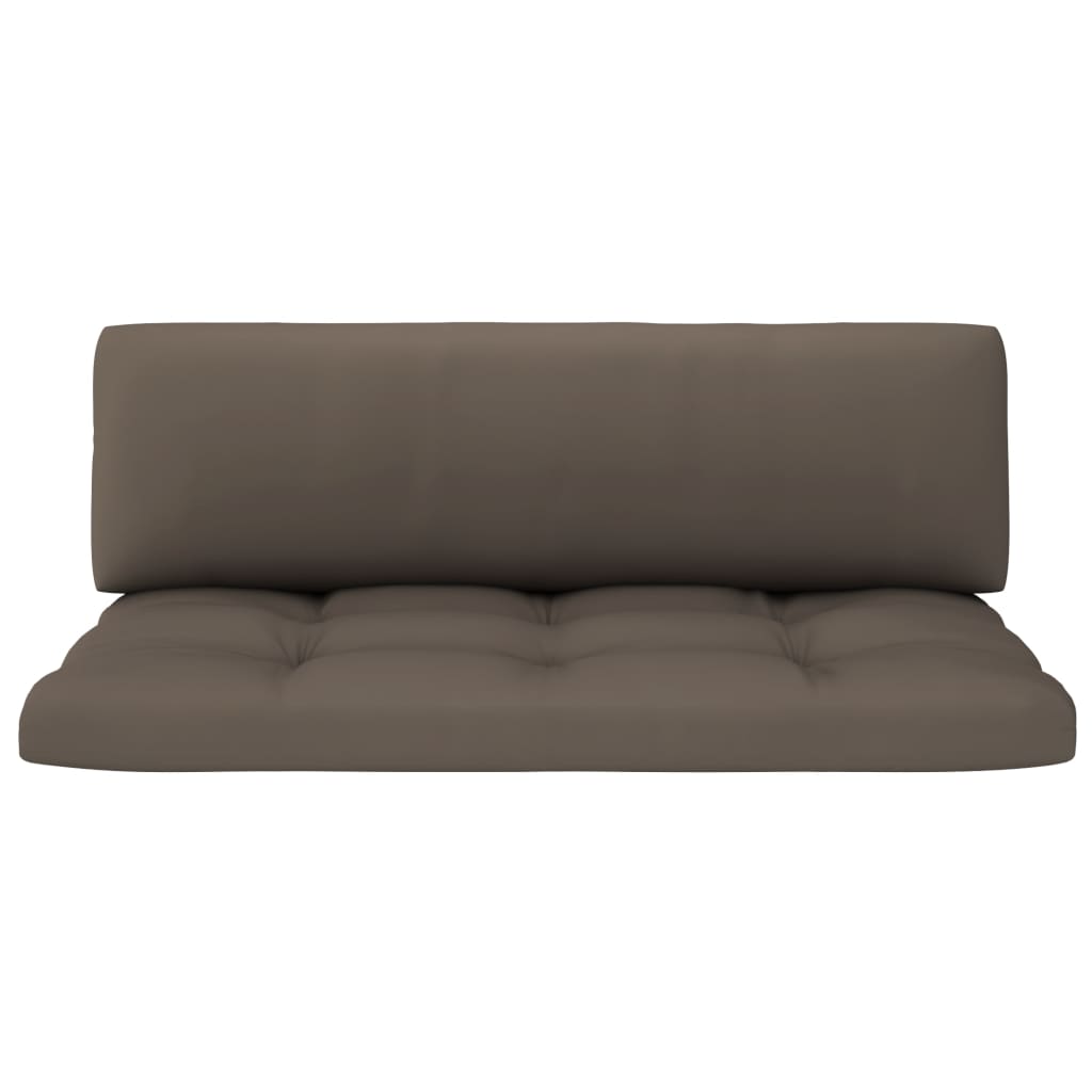 Градински среден диван от палети, бор, зелена импрегнация