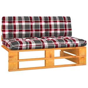 Vrtni srednji kavč iz palet medeno rjava impregnirana borovina