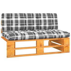 Vrtni srednji kavč iz palet medeno rjava impregnirana borovina