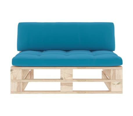 vidaXL Sof&aacute; de centro em paletes p/ jardim pinho impregnado