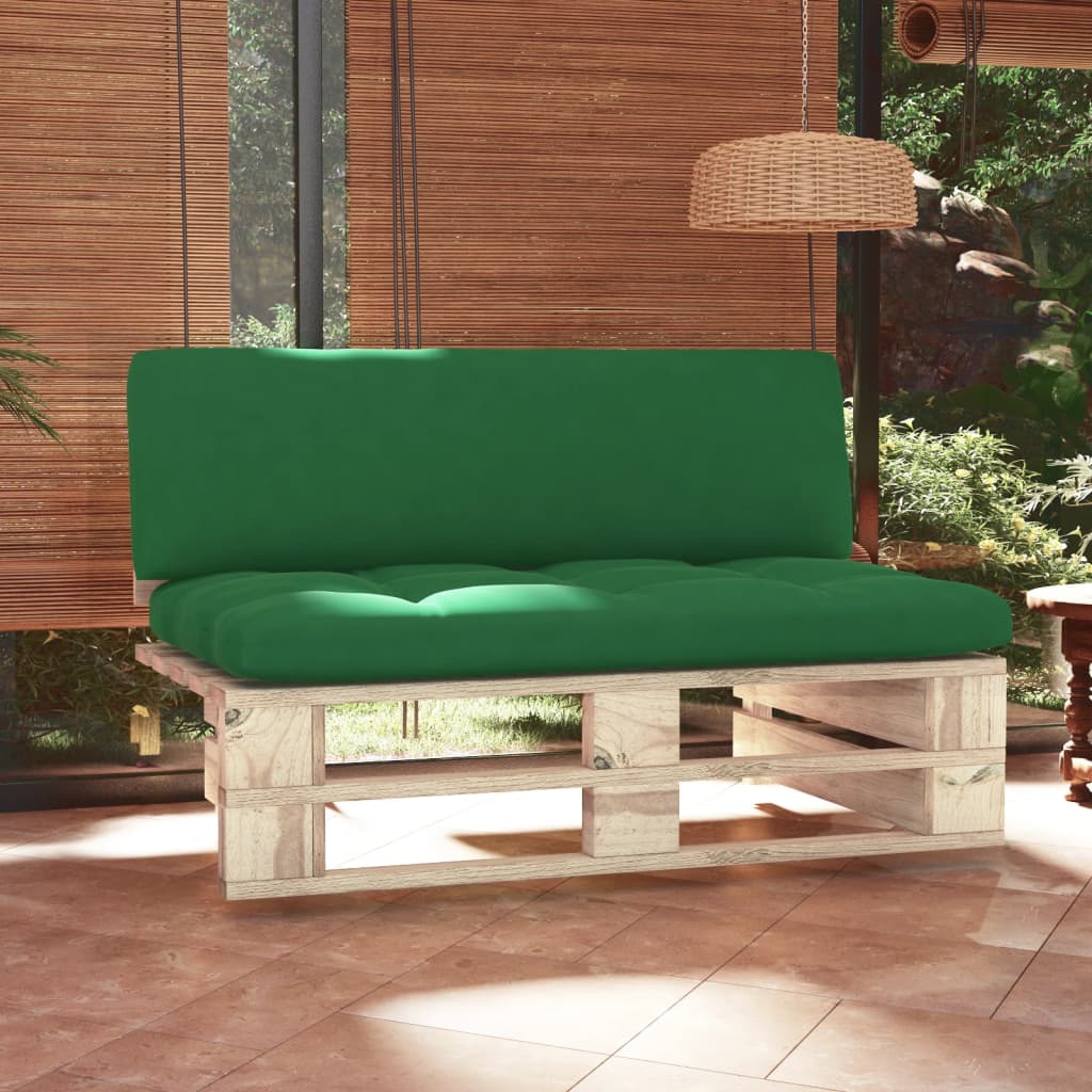 vidaXL Outdoor-Mittelsofa Paletten Imprägniertes Kiefernholz