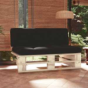 Vrtni srednji kavč iz palet impregnirana borovina