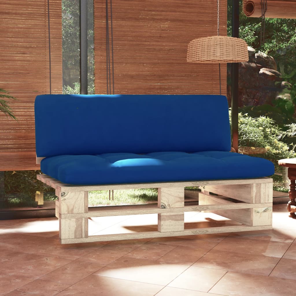 vidaXL Outdoor-Mittelsofa Paletten Imprägniertes Kiefernholz