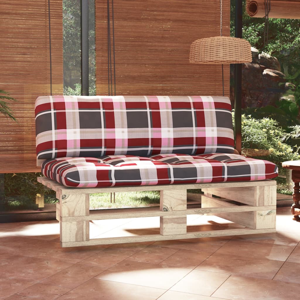 vidaXL Outdoor-Mittelsofa Paletten Imprägniertes Kiefernholz