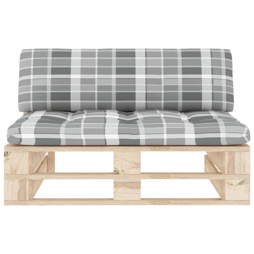 Thumbnail - vidaXL Outdoor-Mittelsofa Paletten Imprägniertes Kiefernholz