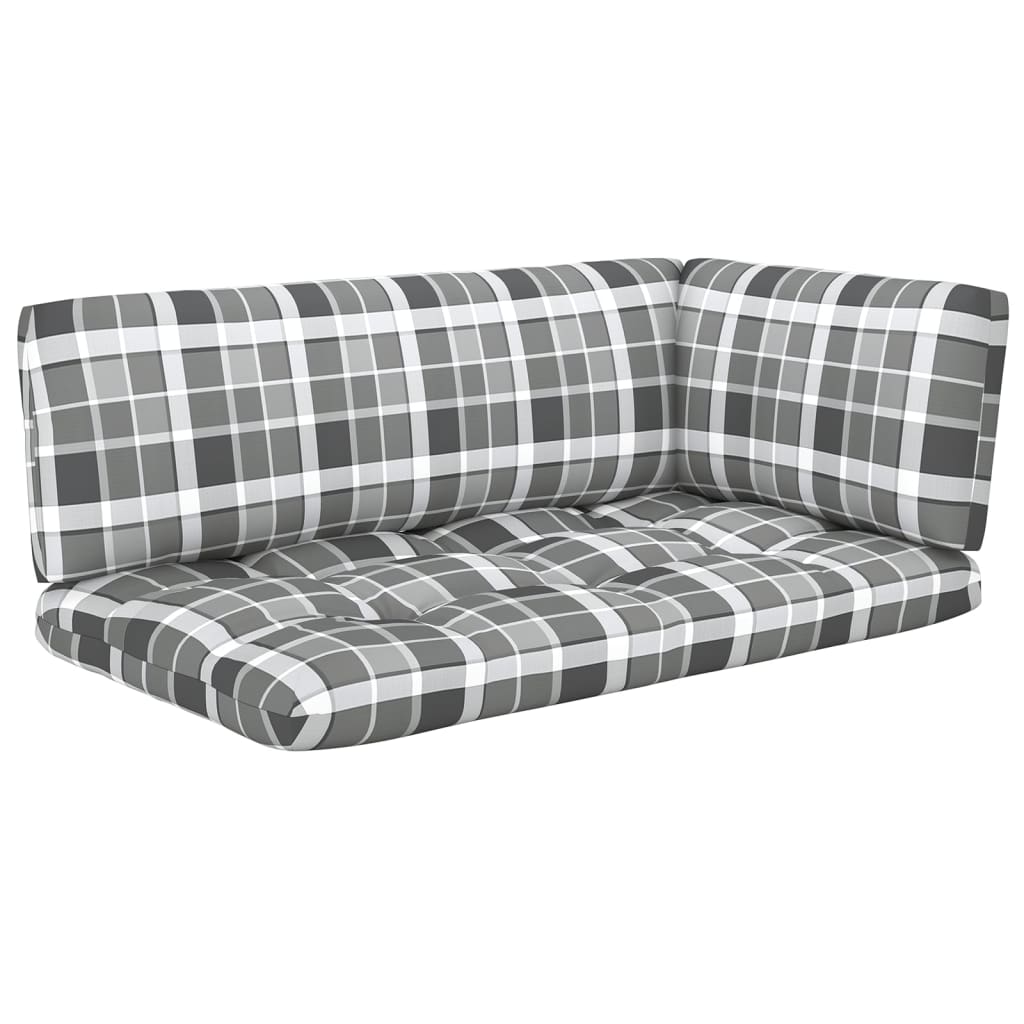 Ogrodowa sofa 2-osobowa z drewnianych palet, 110x65x55 cm, czarna