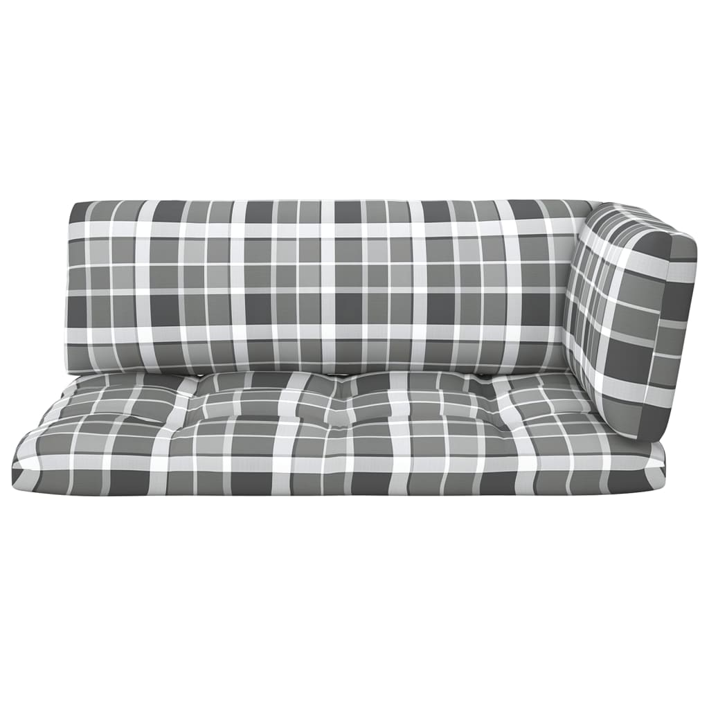 Ogrodowa sofa 2-osobowa z drewnianych palet, 110x65x55 cm, czarna