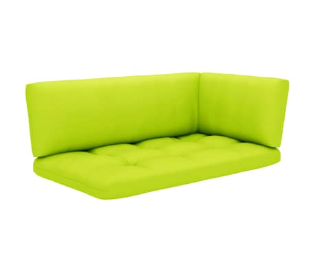 vidaXL Poilsio komplektas i&scaron; palečių su pagalvėlėmis, 4 dalių, pu&scaron;is