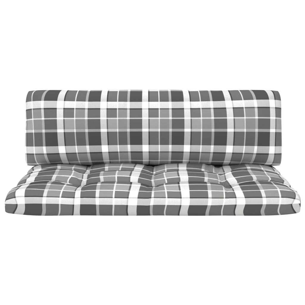4-cz. zestaw wypoczynkowy z palet, z poduszkami, czarny, sosna