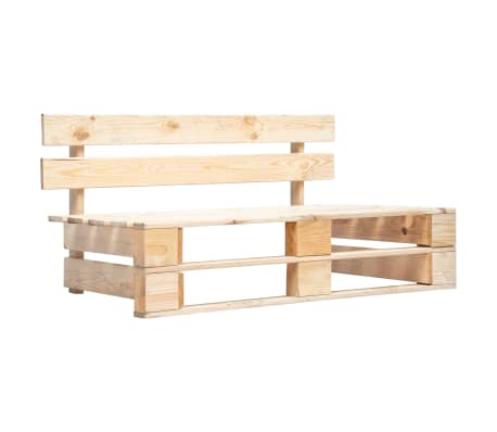 vidaXL 4-tlg. Paletten-Lounge-Set mit Kissen Impr&auml;gniertes Kiefernholz