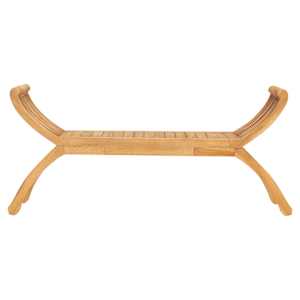 Zahradní lavice 126 cm masivní teakové dřevo - obrázek 2