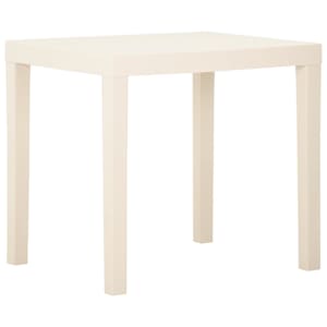 vidaXL aialaud, valge, 79 x 65 x 72 cm, plast