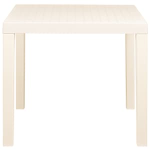 Zahradní stůl bílý 79 x 65 x 72 cm plast - obrázek 2