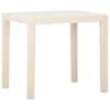 vidaXL aialaud, valge, 79 x 65 x 72 cm, plast