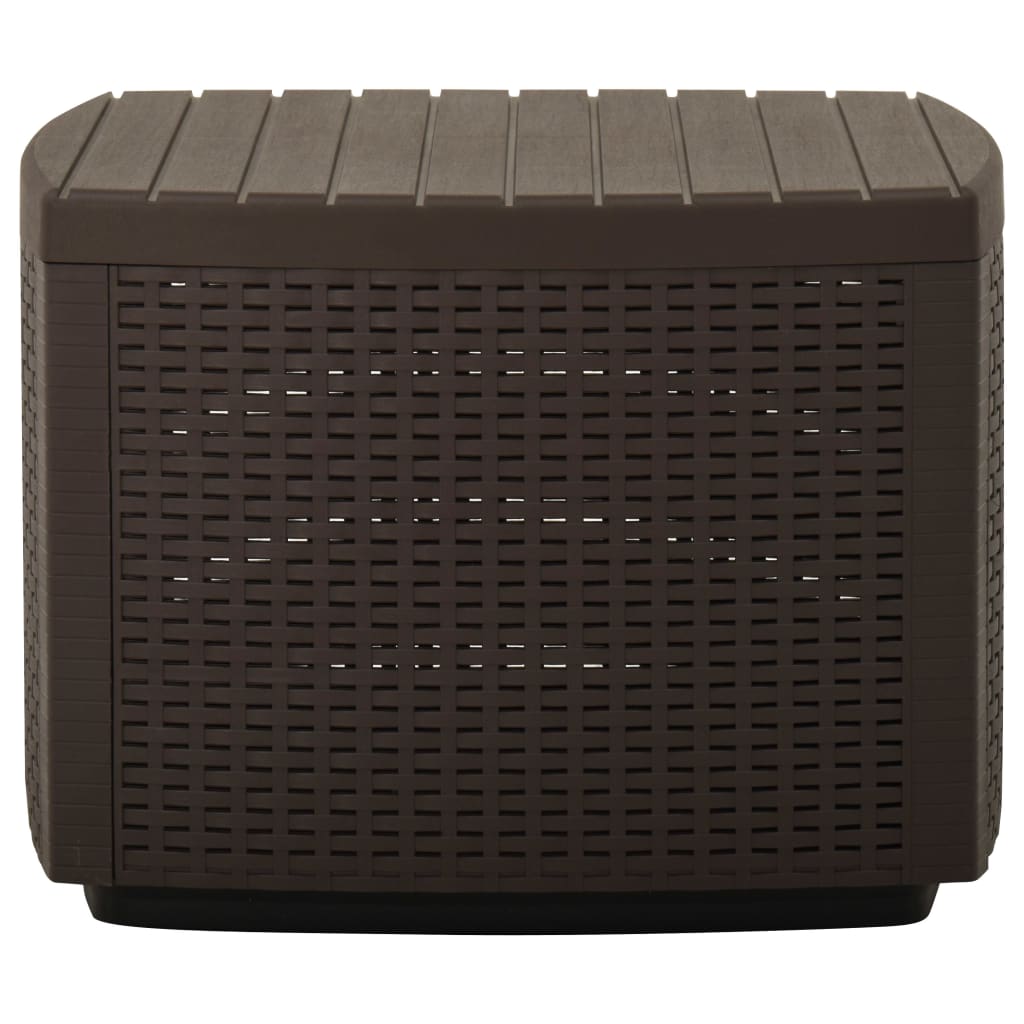 Garden Table Mocha 53x53x40 Cm Plastic VidaXL 14 width=274