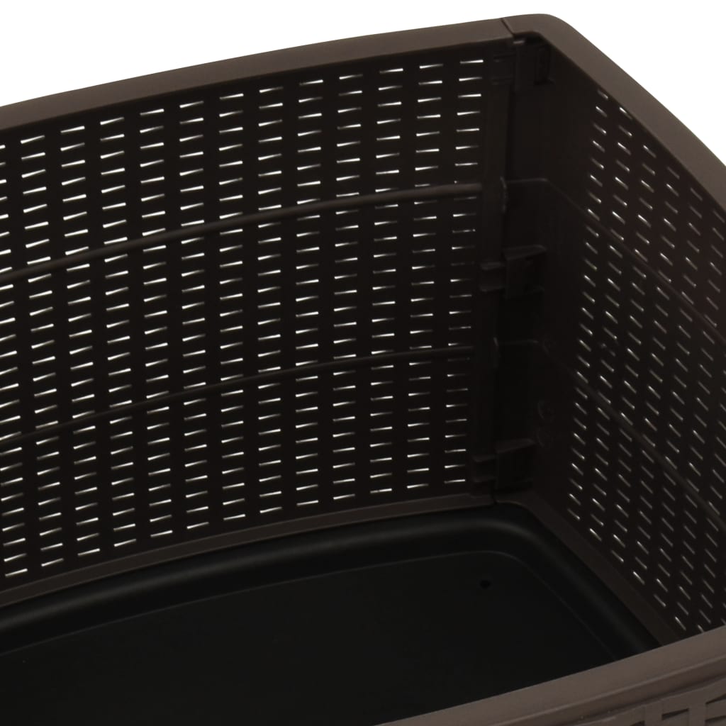 Garden Table Mocha 53x53x40 Cm Plastic VidaXL 18 width=274