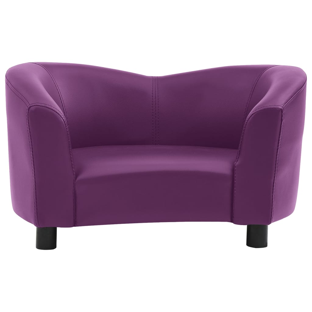 

vidaXL Hondenbank 67x41x39 cm kunstleer bordeauxrood