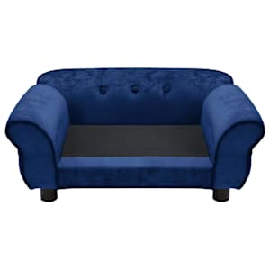 Pohovka pro psy modrá 72 x 45 x 30 cm plyš - obrázek 6