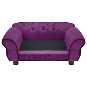 Pohovka pro psy vínová 72 x 45 x 30 cm plyš - obrázek 6