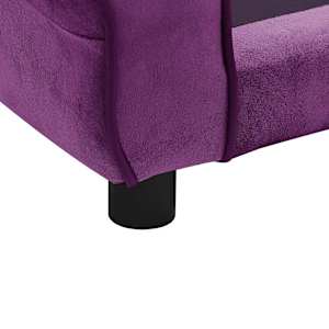 Pohovka pro psy vínová 72 x 45 x 30 cm plyš - obrázek 11