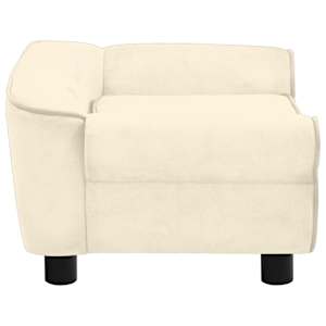 Pohovka pro psy krémová 72 x 45 x 30 cm plyš - obrázek 7