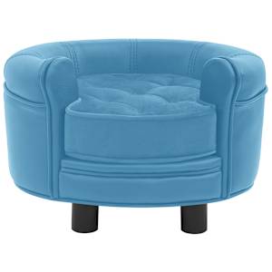 vidaXL Lova &scaron;unims, turkio, 48x48x32cm, pliu&scaron;as ir dirbtinė oda