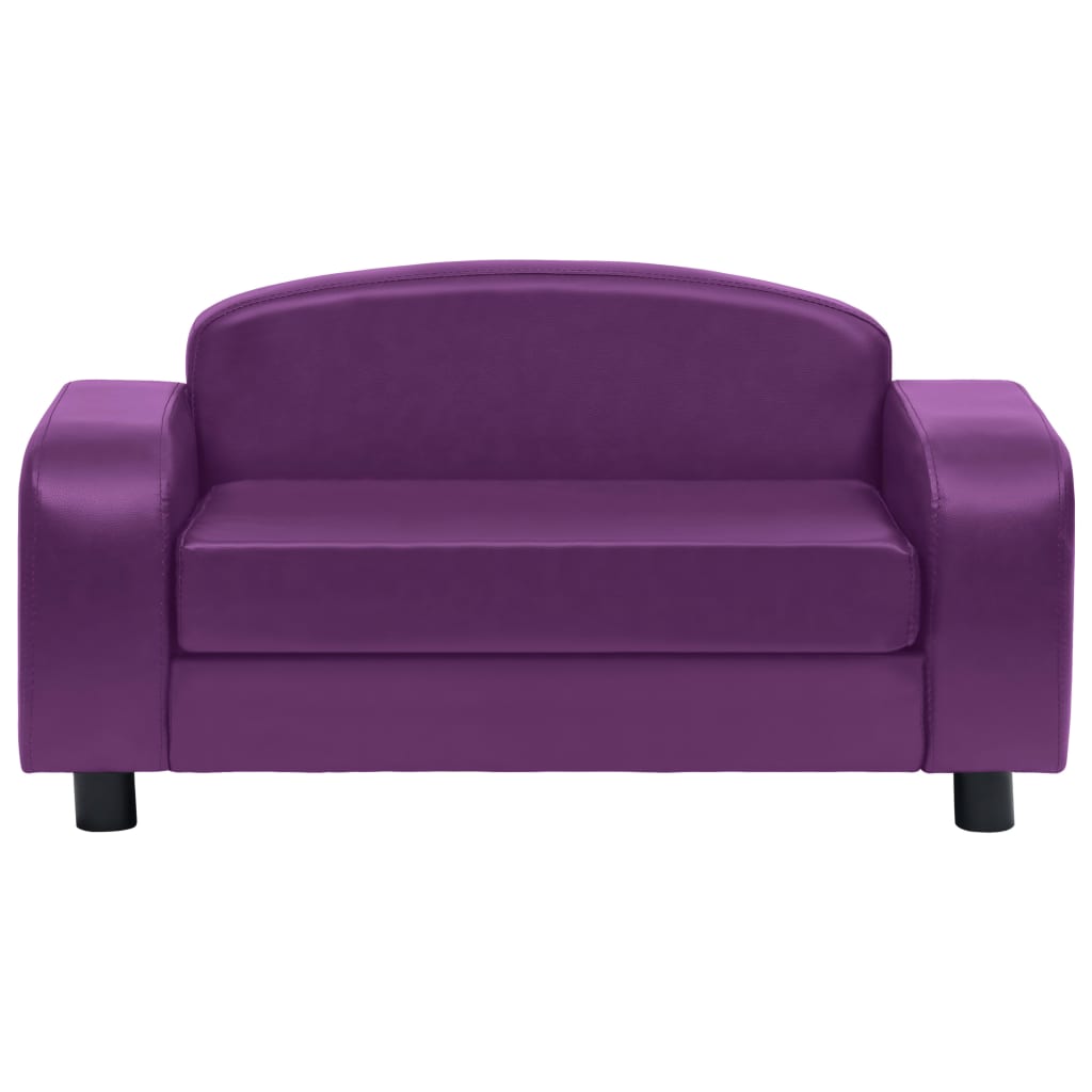 vidaXL Кучешки диван, бордо, 80x50x40 см, изкуствена кожа