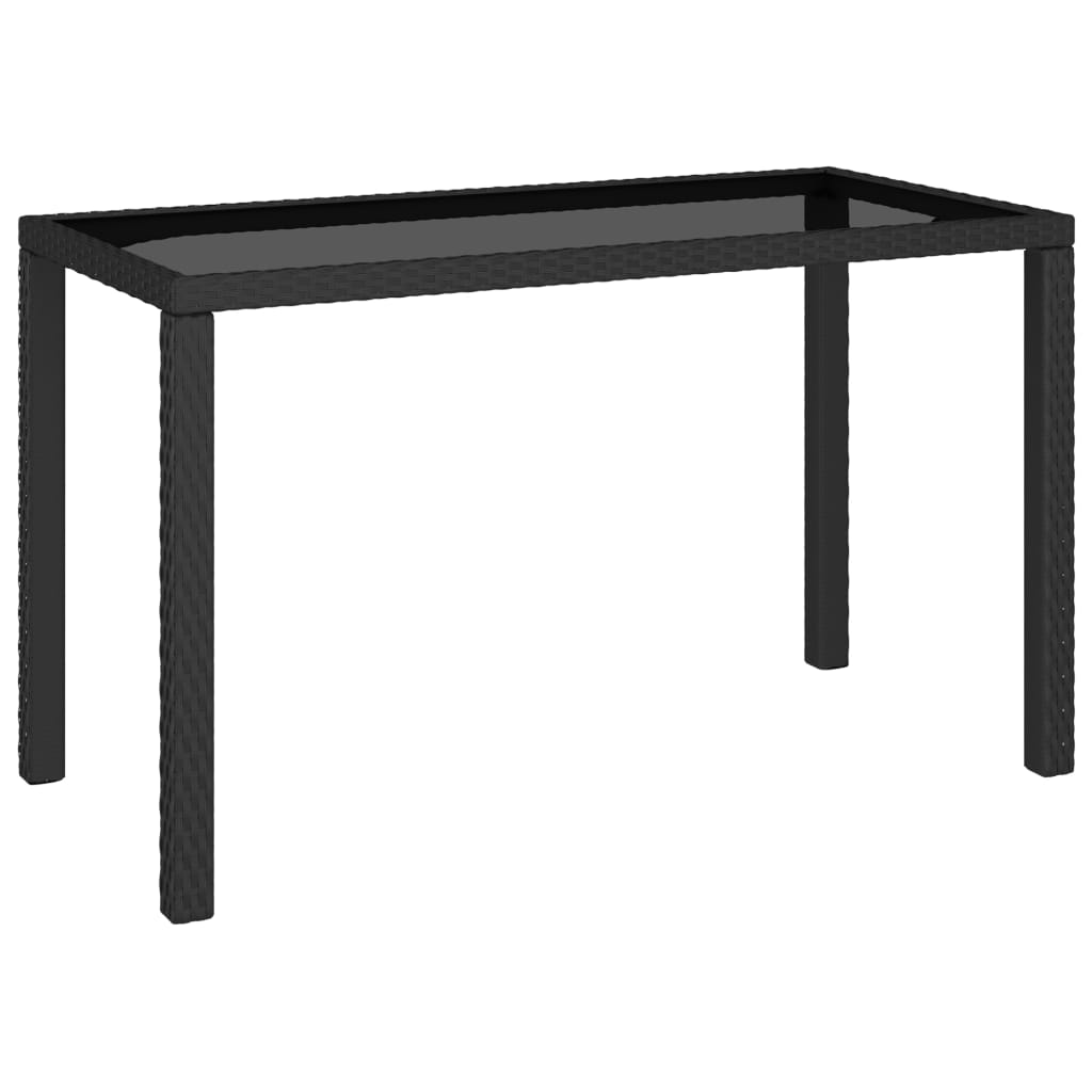 

vidaXL 6-delige Tuinset met kussens poly rattan zwart