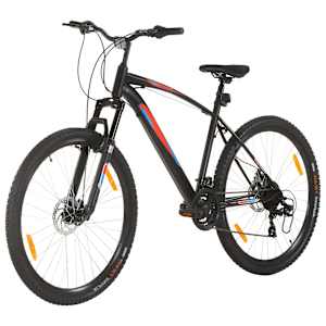 vidaXL Terrengsykkel 21 trinn 29-tommers hjul 48 cm ramme svart