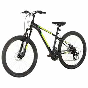 vidaXL Mountain Bike 21 Speed 27.5 inch Wheel 38 cm Black