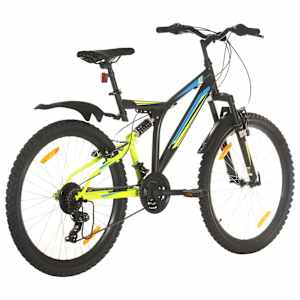 Horské kolo 21 rychlostí 26" kolo 49 cm černé - obrázek 3