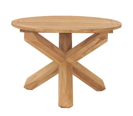 vidaXL &Tau;&rho;&alpha;&pi;&epsilon;&zeta;&alpha;&rho;ί&alpha; &Kappa;ή&pi;&omicron;&upsilon; &Oslash; 110x 75 &epsilon;&kappa;. &alpha;&pi;ό &Mu;&alpha;&sigma;ί&phi; &Xi;ύ&lambda;&omicron; Teak