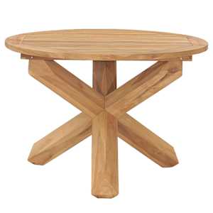 vidaXL &Tau;&rho;&alpha;&pi;&epsilon;&zeta;&alpha;&rho;ί&alpha; &Kappa;ή&pi;&omicron;&upsilon; &Oslash; 110x 75 &epsilon;&kappa;. &alpha;&pi;ό &Mu;&alpha;&sigma;ί&phi; &Xi;ύ&lambda;&omicron; Teak