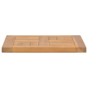 Čtvercová stolní deska 40 x 40 x 2,5 cm masivní teakové dřevo - obrázek 4
