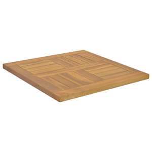 Čtvercová stolní deska 50 x 50 x 2,5 cm masivní teakové dřevo - obrázek 3
