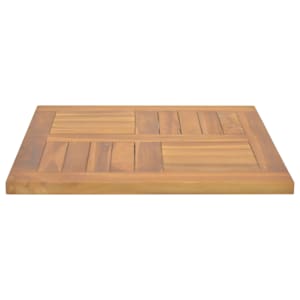Čtvercová stolní deska 50 x 50 x 2,5 cm masivní teakové dřevo - obrázek 4
