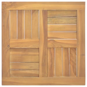 Čtvercová stolní deska 50 x 50 x 2,5 cm masivní teakové dřevo - obrázek 5