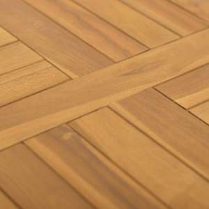Čtvercová stolní deska 50 x 50 x 2,5 cm masivní teakové dřevo - obrázek 6